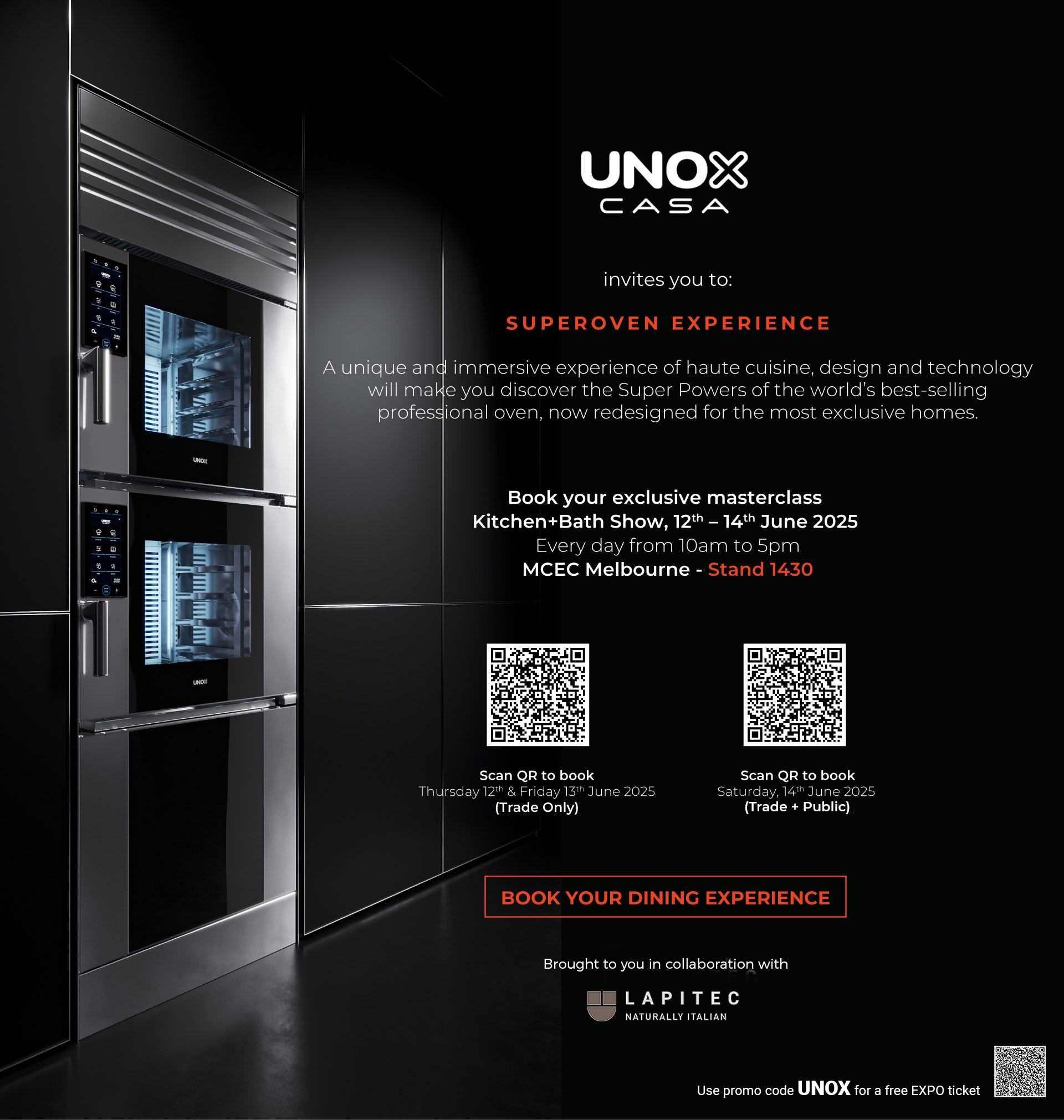 Unox Casa Superoven Experience