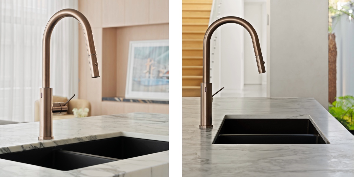 Nero Tapware Mecca Smart Kitchen Mixer Bronze