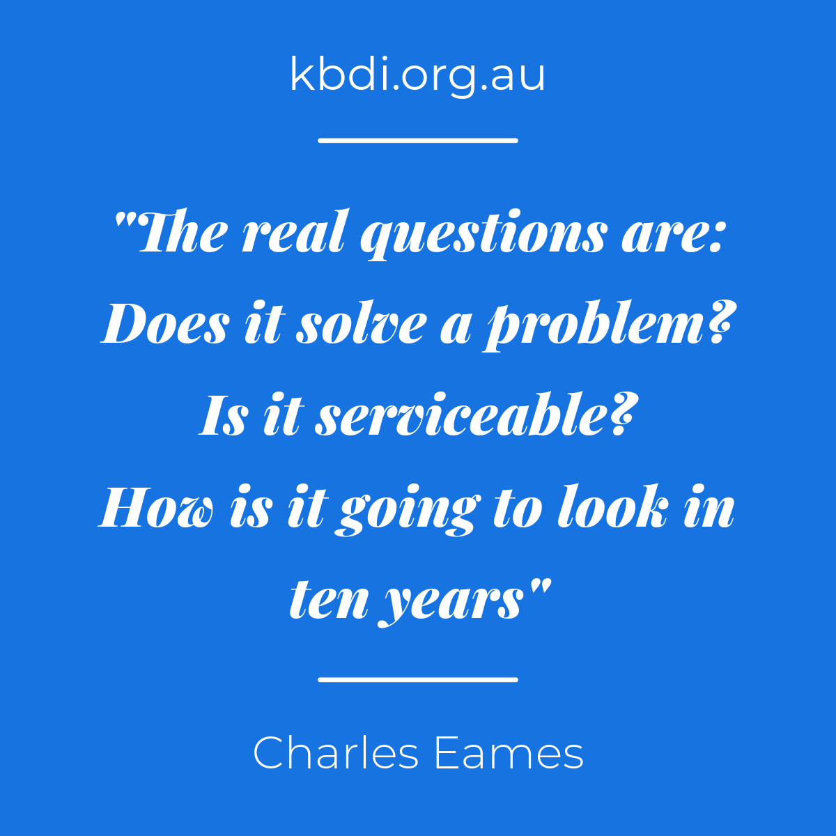 Charles Eames Quote