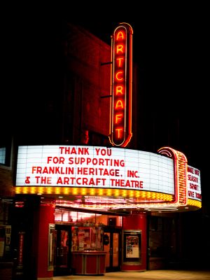 *Artcraft Theatre, Franklin, IN
