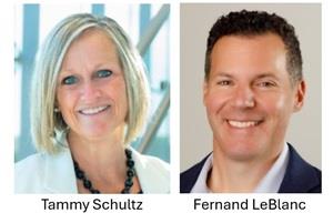 Tammy Schultz and Fernand LeBlanc