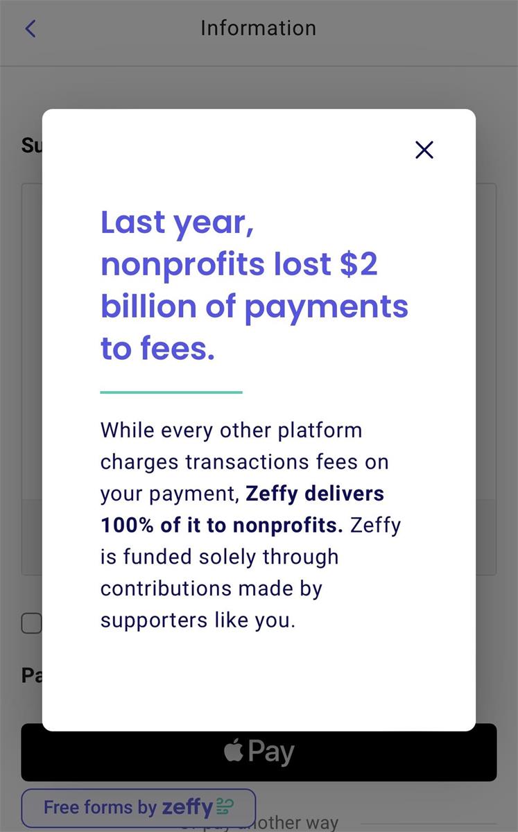 Zeffy platform screenshot #4