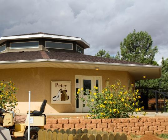 One of the many octagons at Best Friends