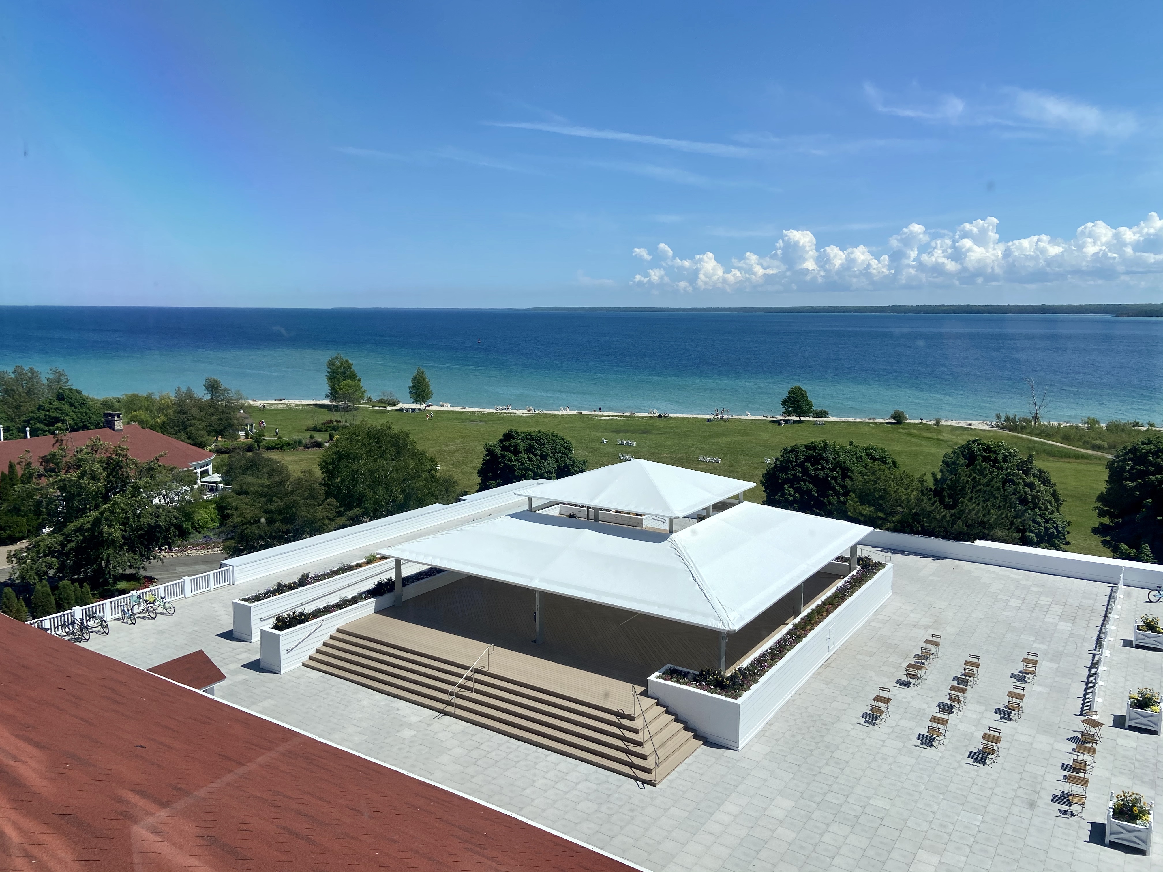 Promenade Deck aerial view