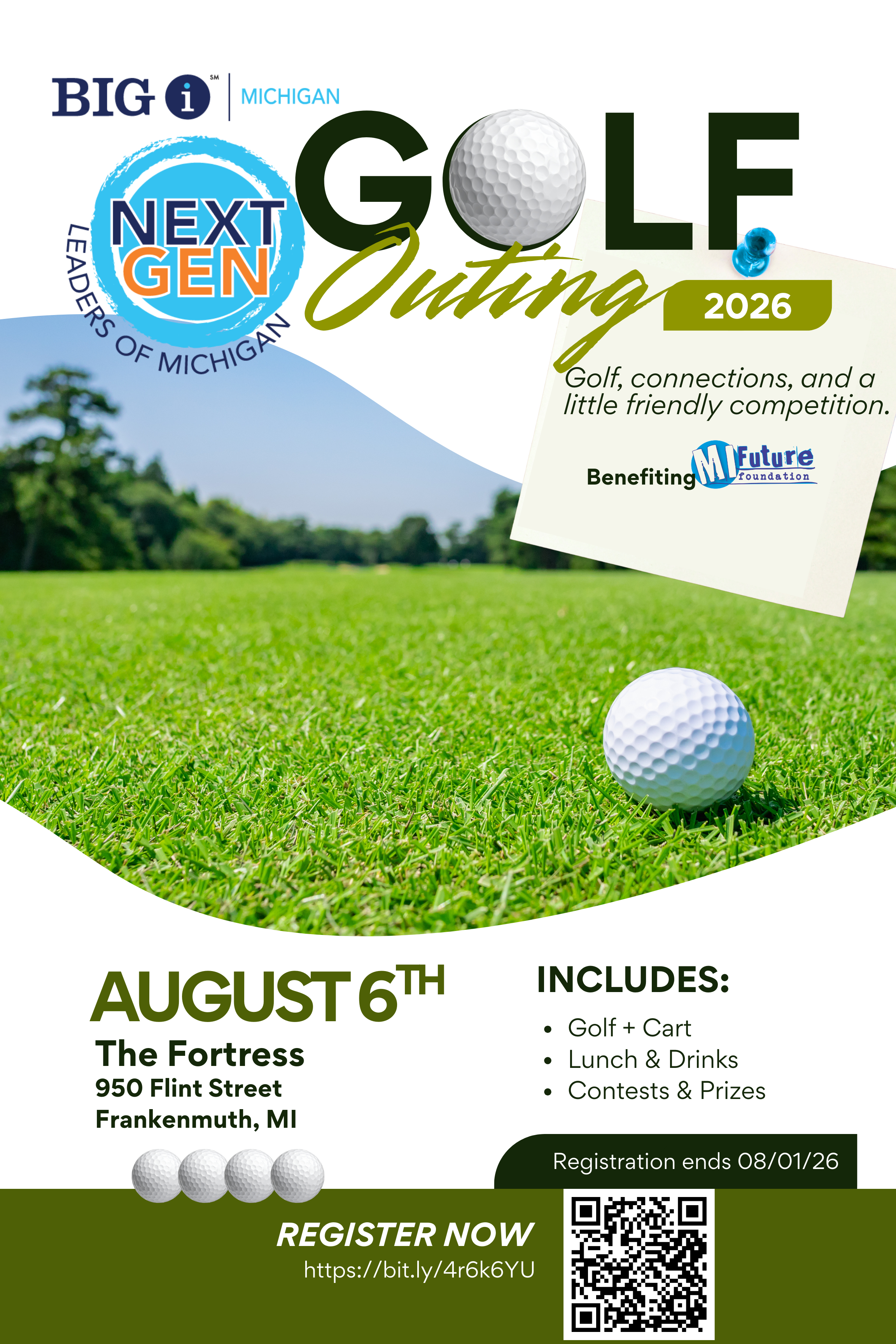 NextGen Charity Golf Outing flyer