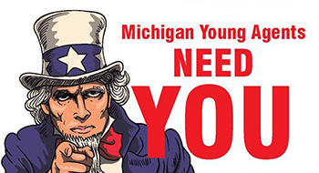 Michigan Young Agents Collecting Notes for Veterans