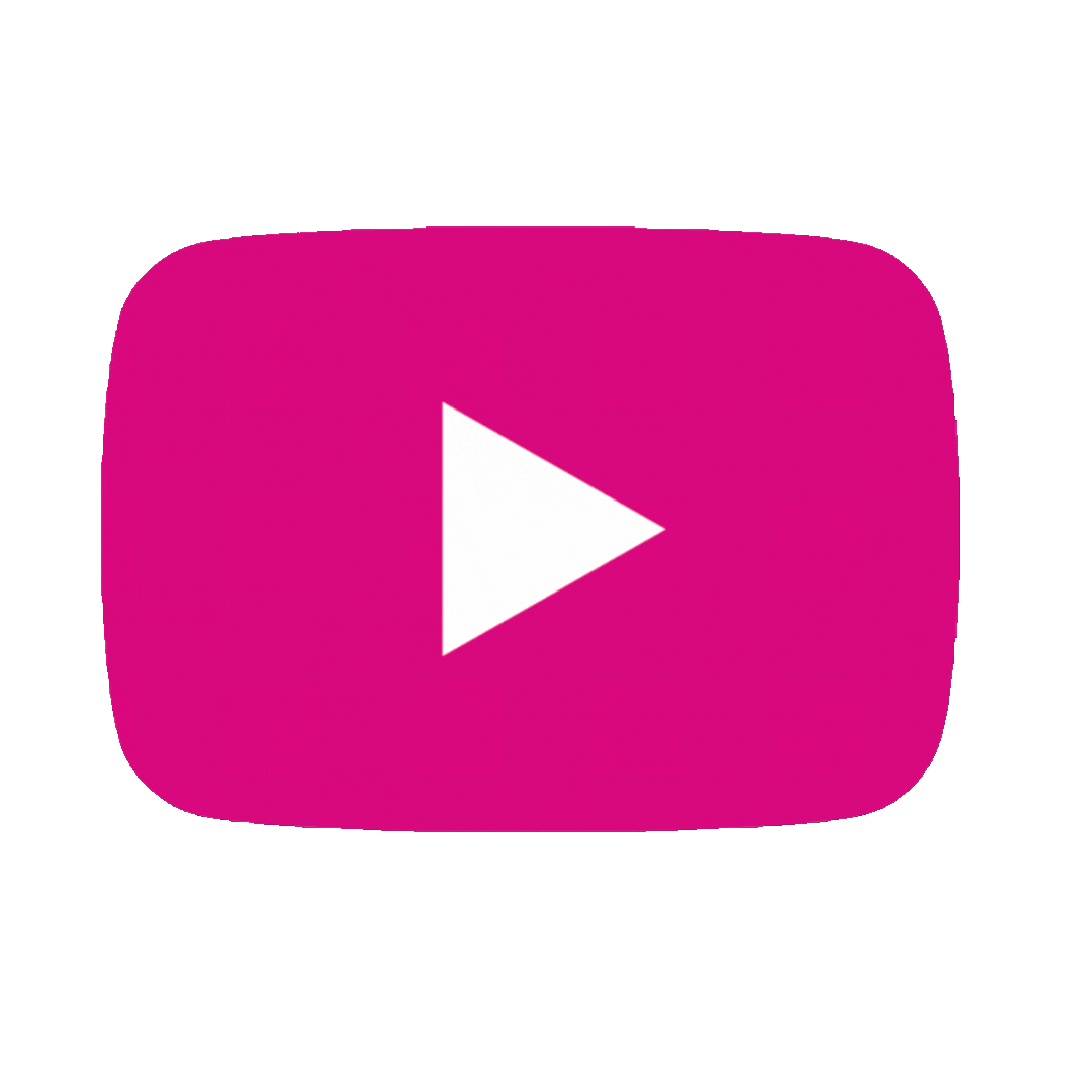 Pink variation of the YouTube Logo