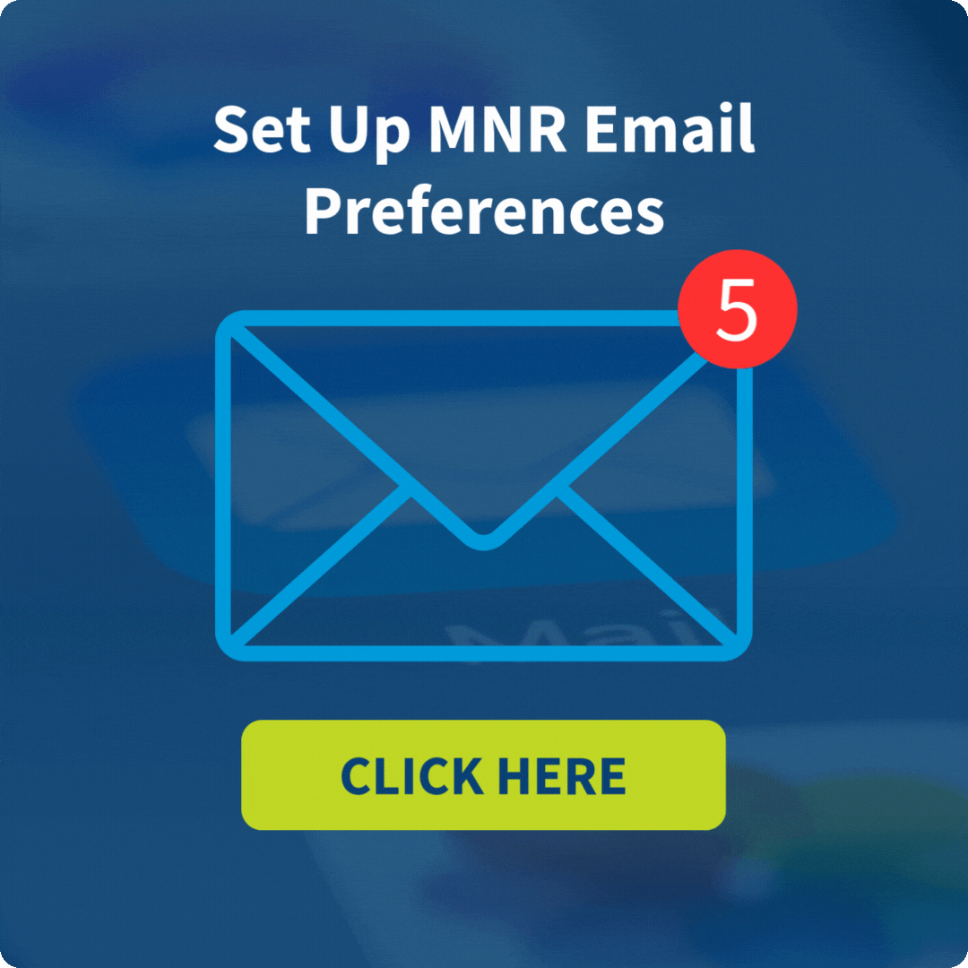 Update MNR email preferences button