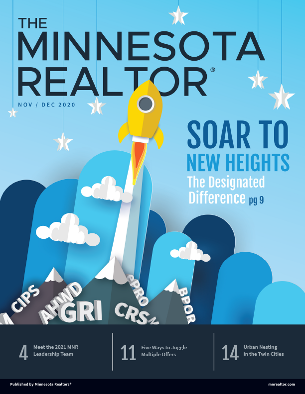 november december newsletter cover Minnesota Realtor Cover