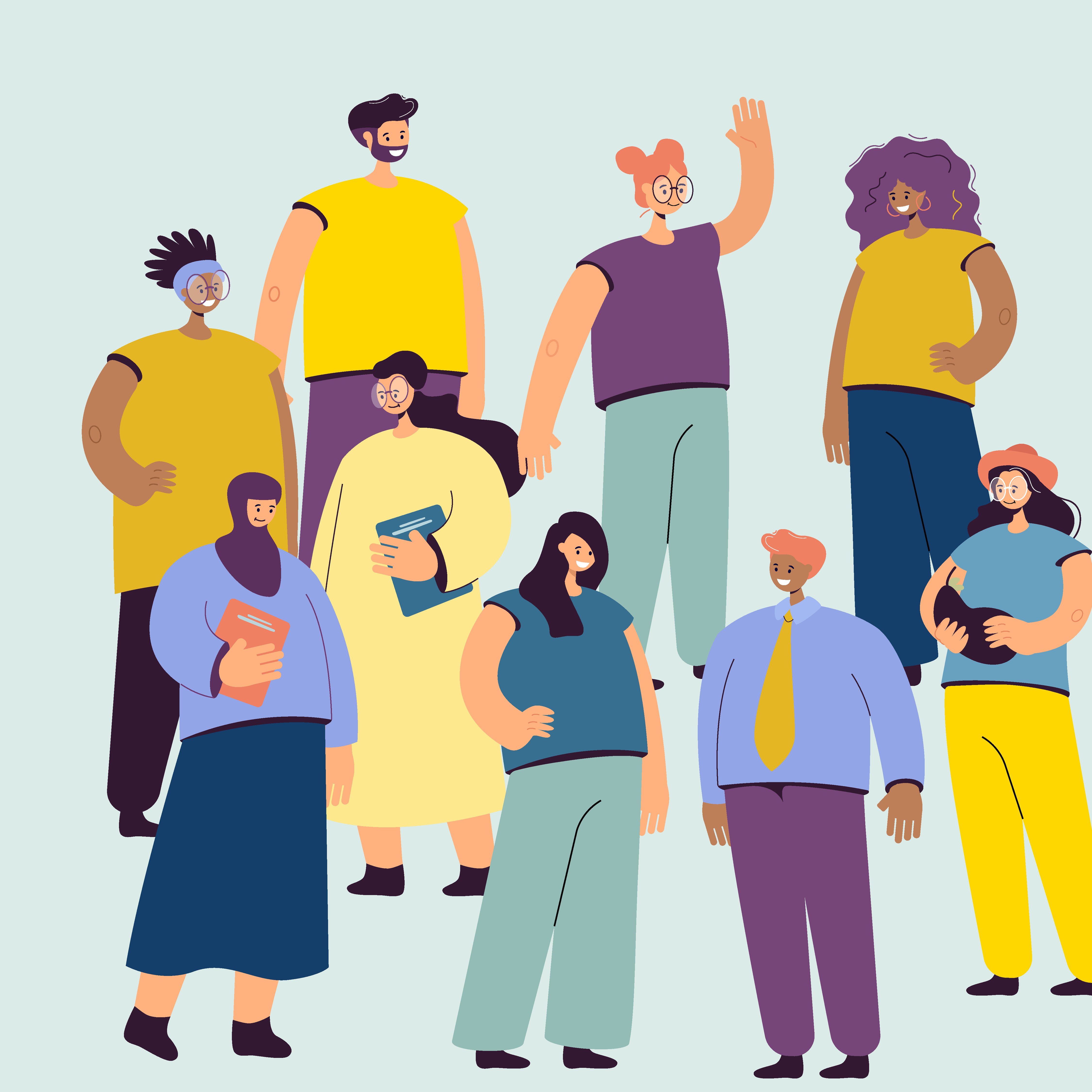 illustration of a group of people