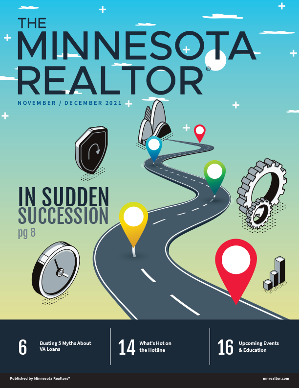 November December newsletter cover Minnesota Realtor Cover