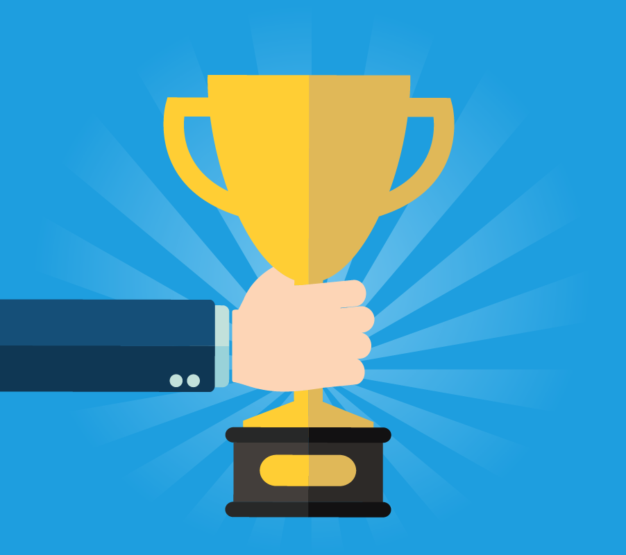 illustration of trophy