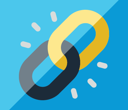 illustration of chain links