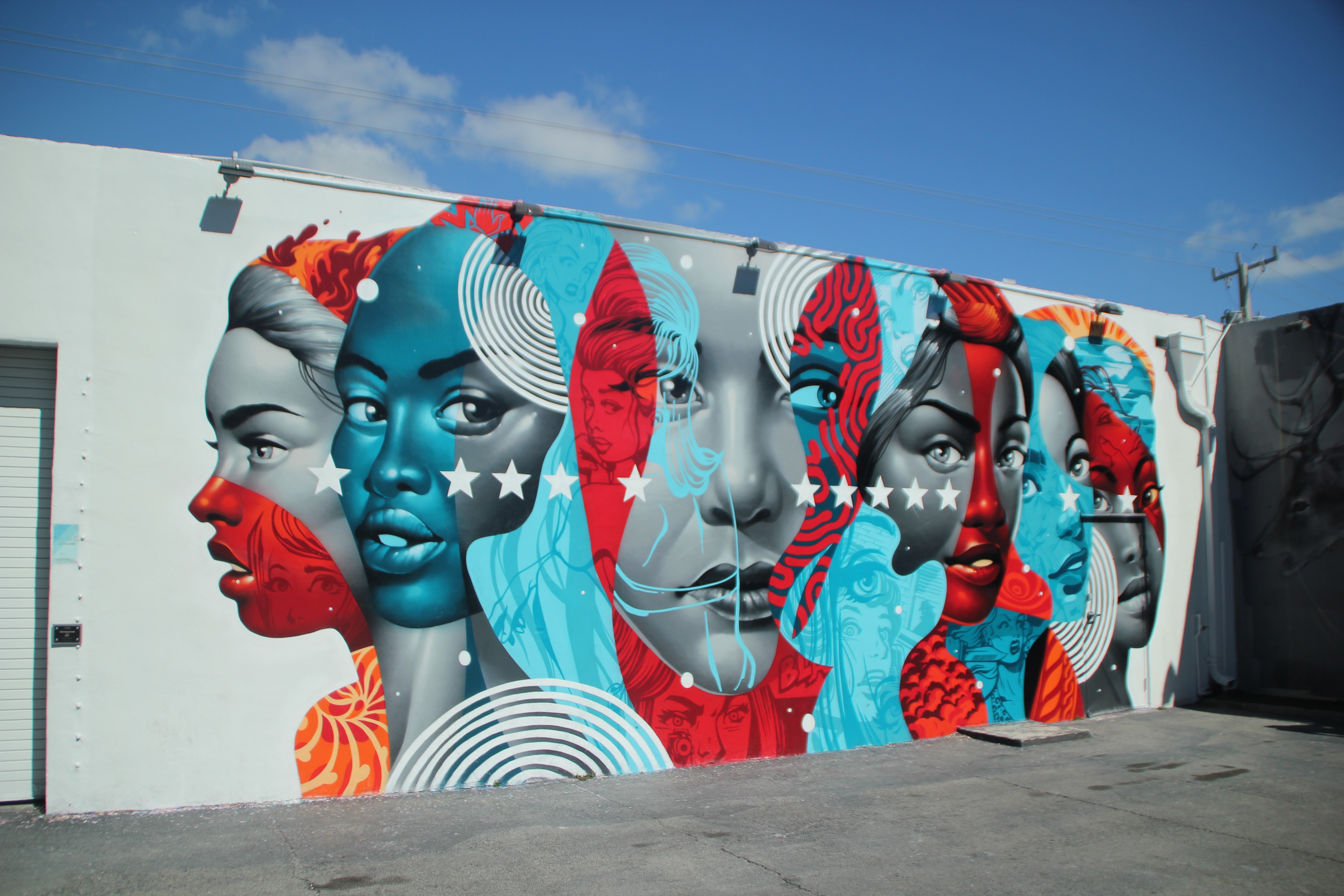 photo of colorful mural on building