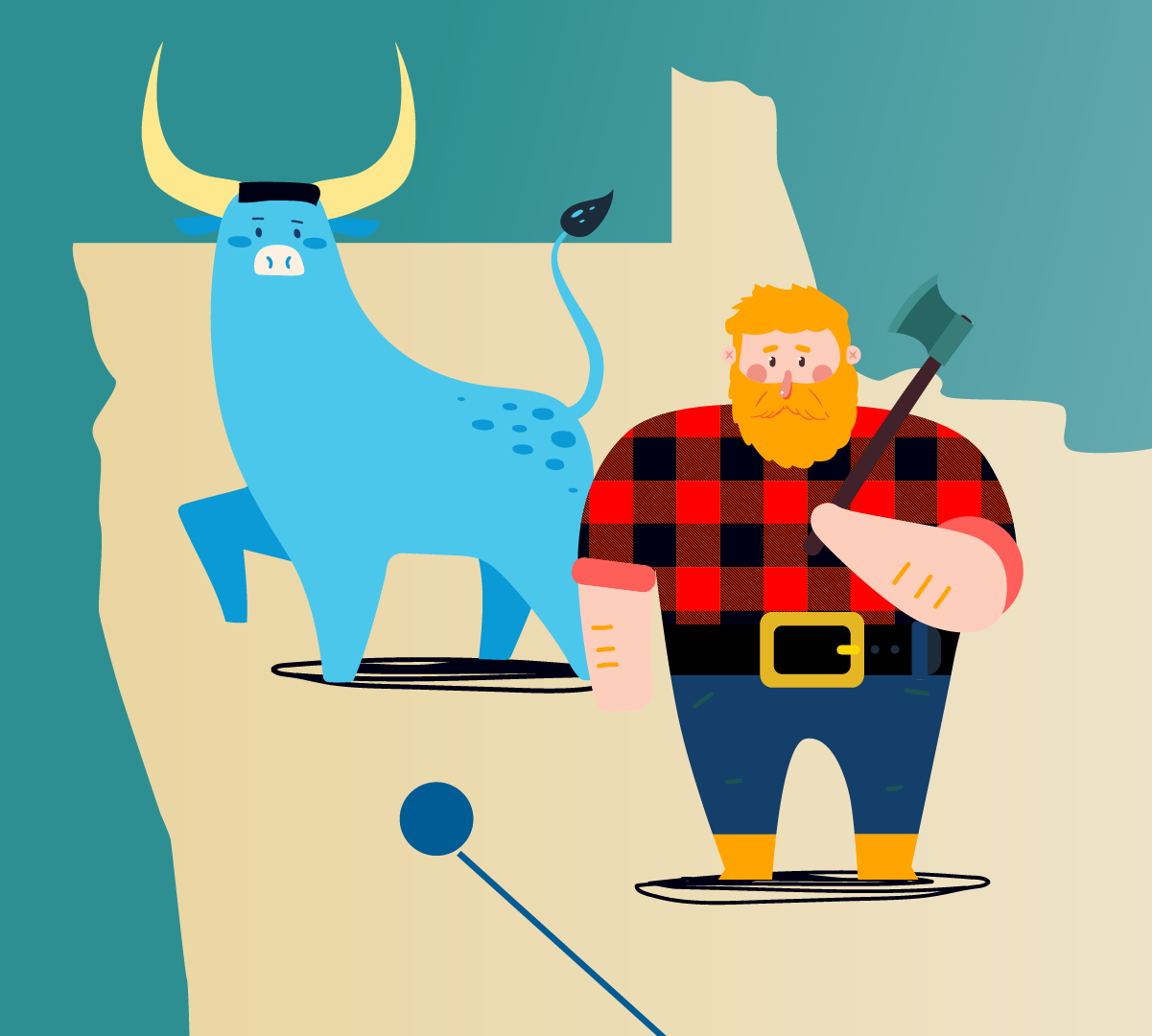 Paul Bunyan & Babe the Blue Ox