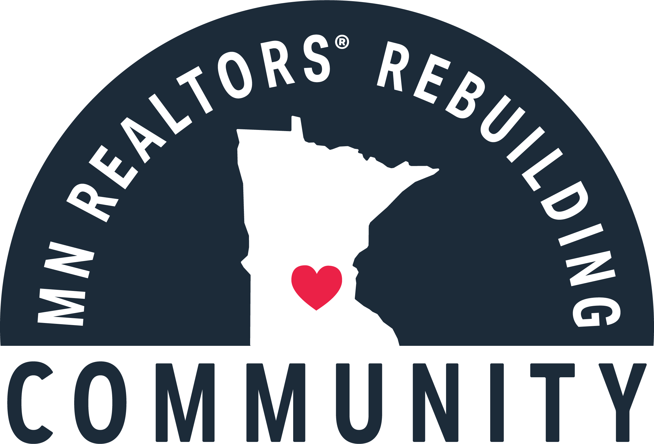 Minnesota realtors rebuilding community logo
