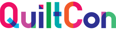 QuiltCon logo. This will take you to the homepage
