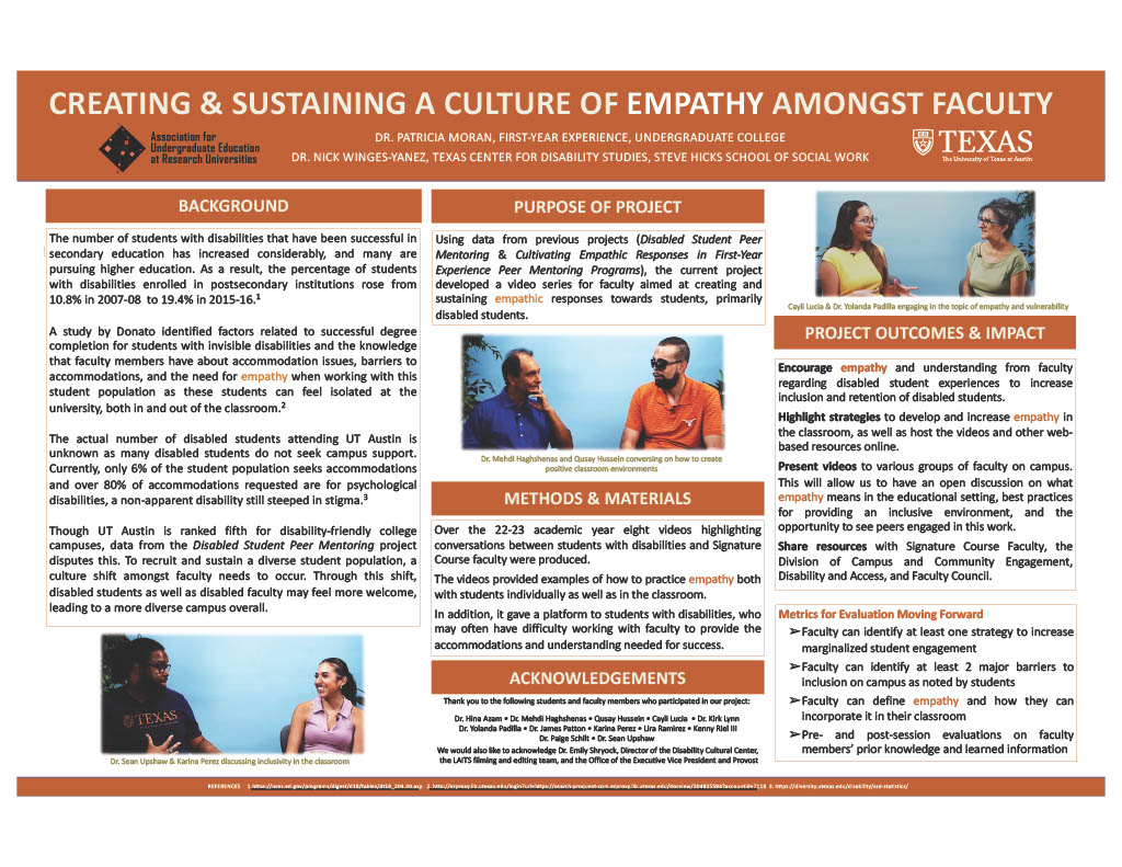 Creating Empathy Poster