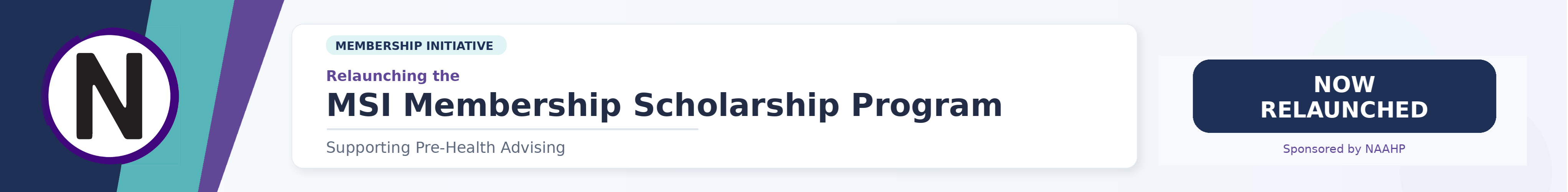 MSI Scholarship Relaunch