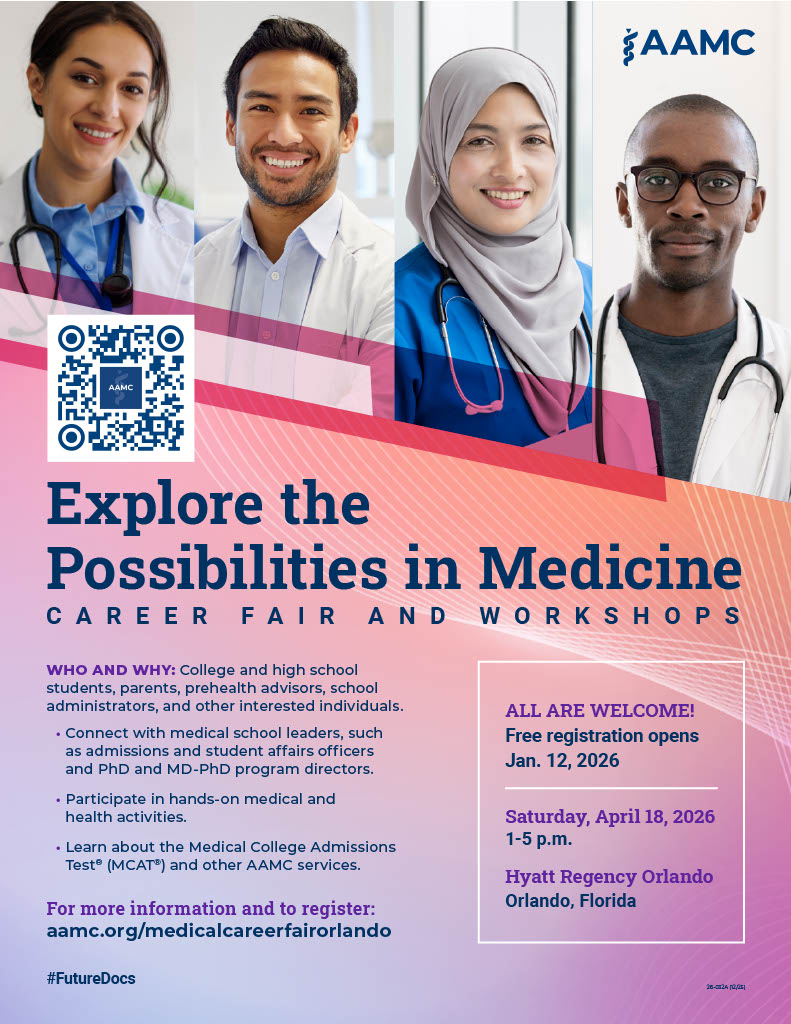 Career Fair Flyer with Registration QR Code