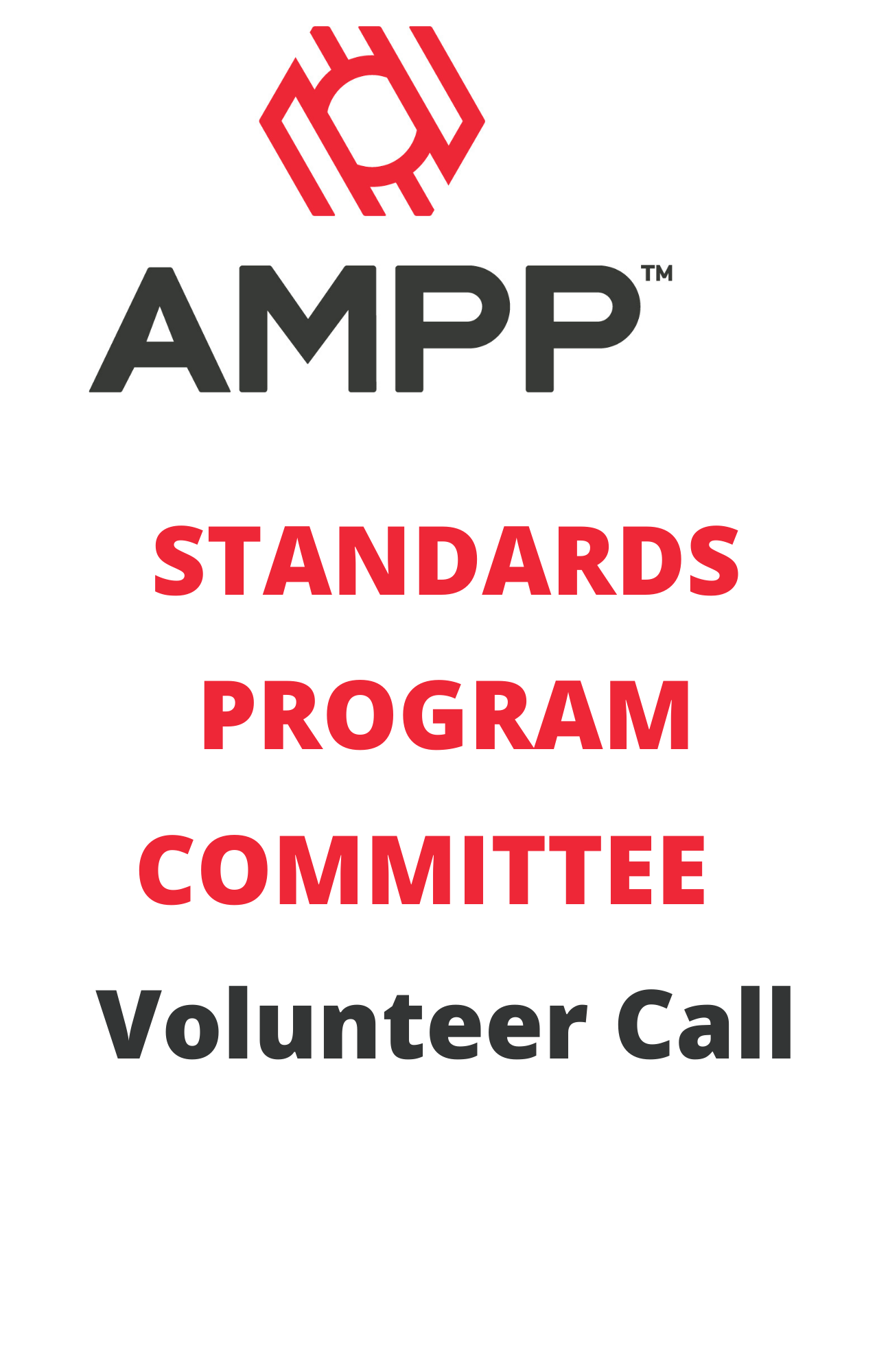 Standards Program Committee- Volunteer Call 2022-2025 - AMPP