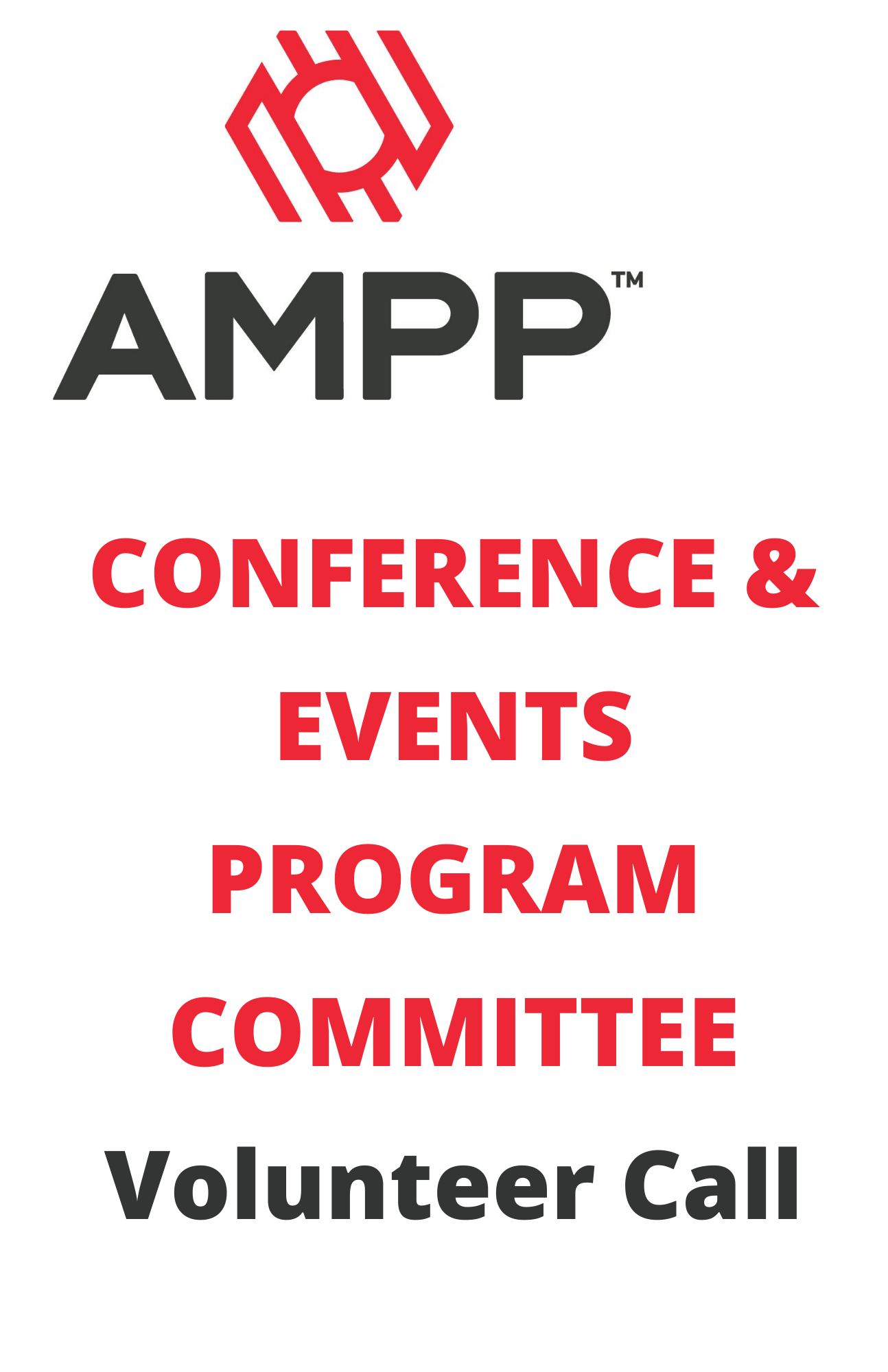Conference & Events Program Committee Volunteer Call 20222025 AMPP