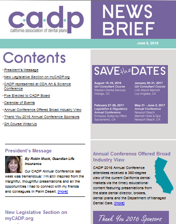 June 2016 Newsletter