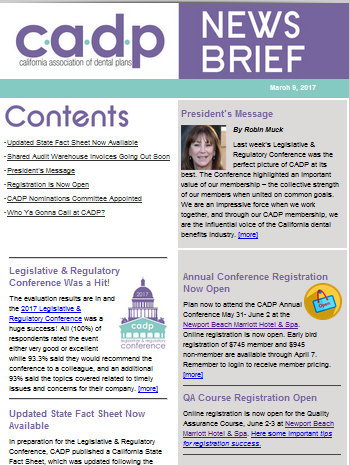 March 2017 Newsletter