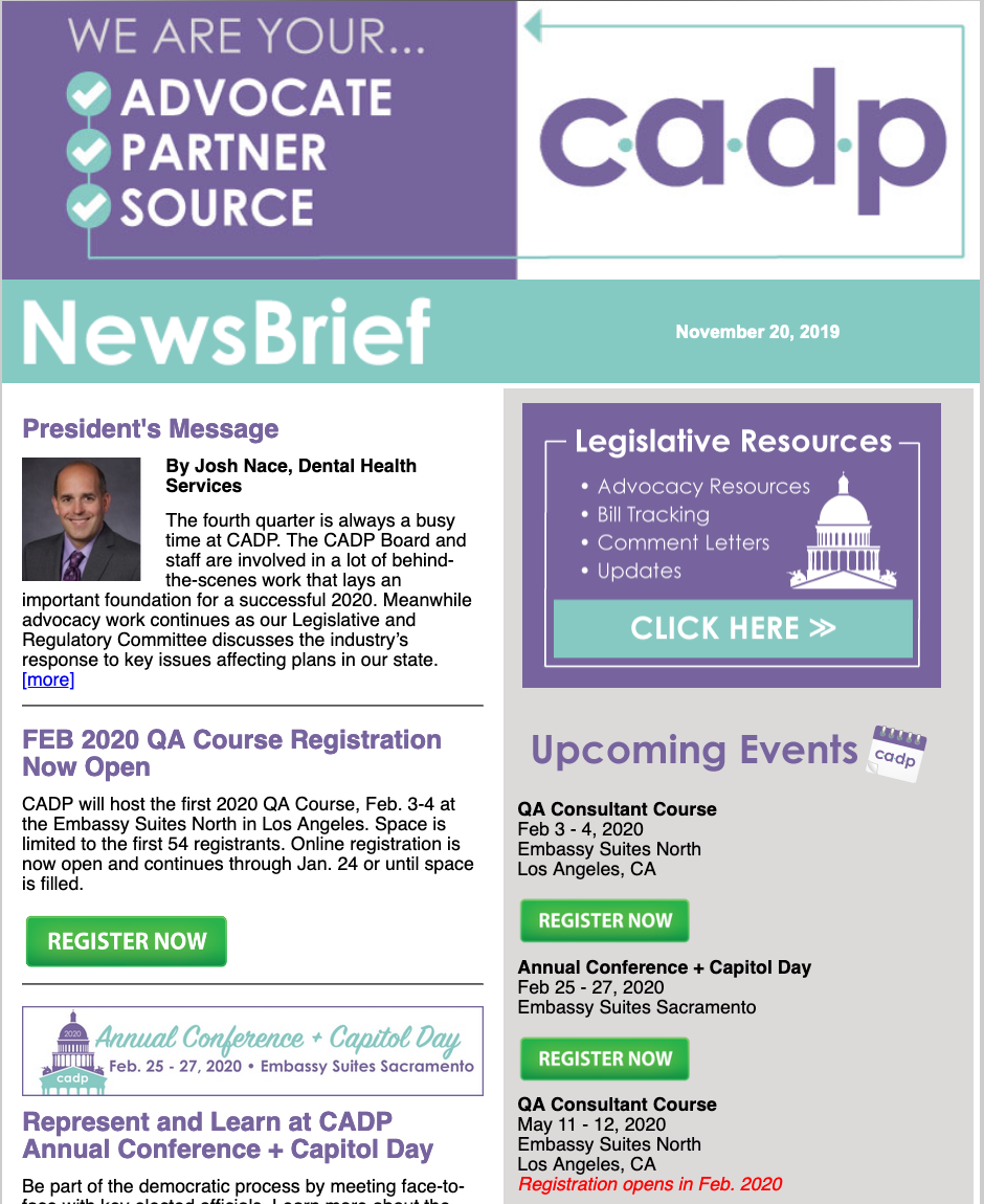 November 2019 Newsletter