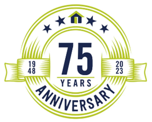 A logo with a number and text  Description automatically generated