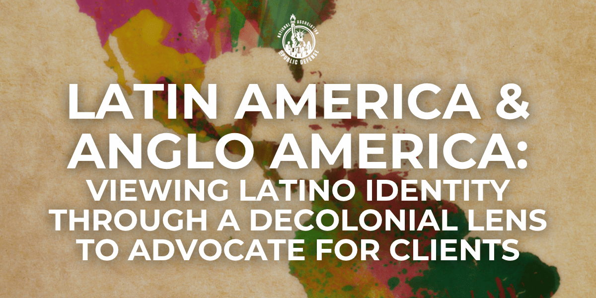Latin America & Anglo America: Viewing Latino Identity Through a Decolonial Lens event image
