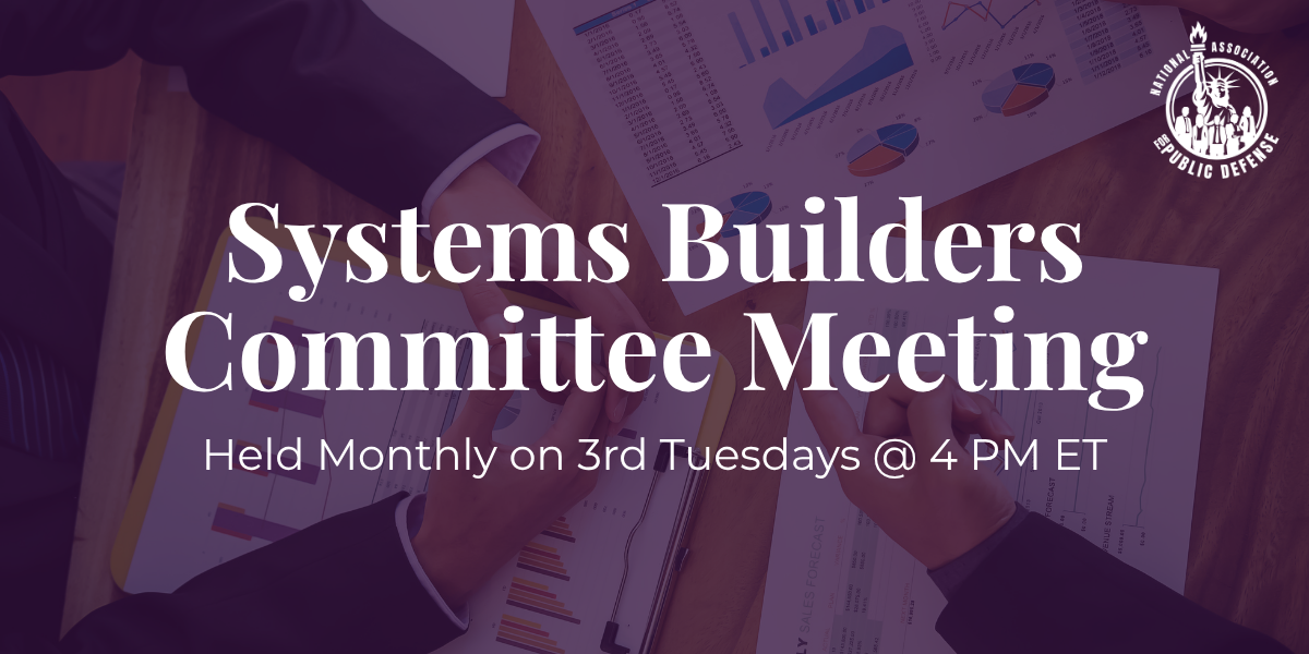 Systems Builders Committee - third Tuesdays at 4:00pm event image