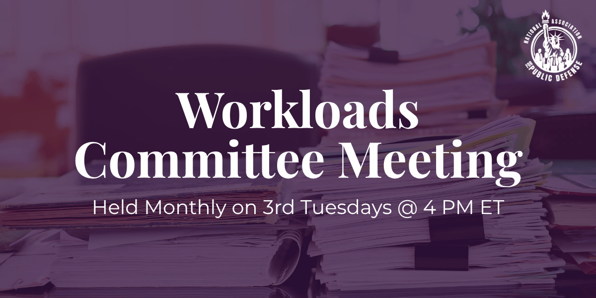 Workload Committee Meeting event image