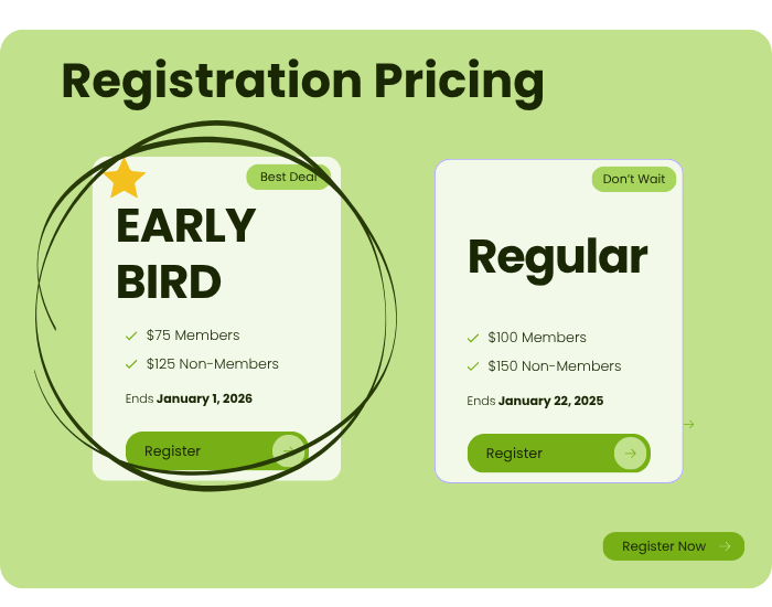 Early Bird pricing