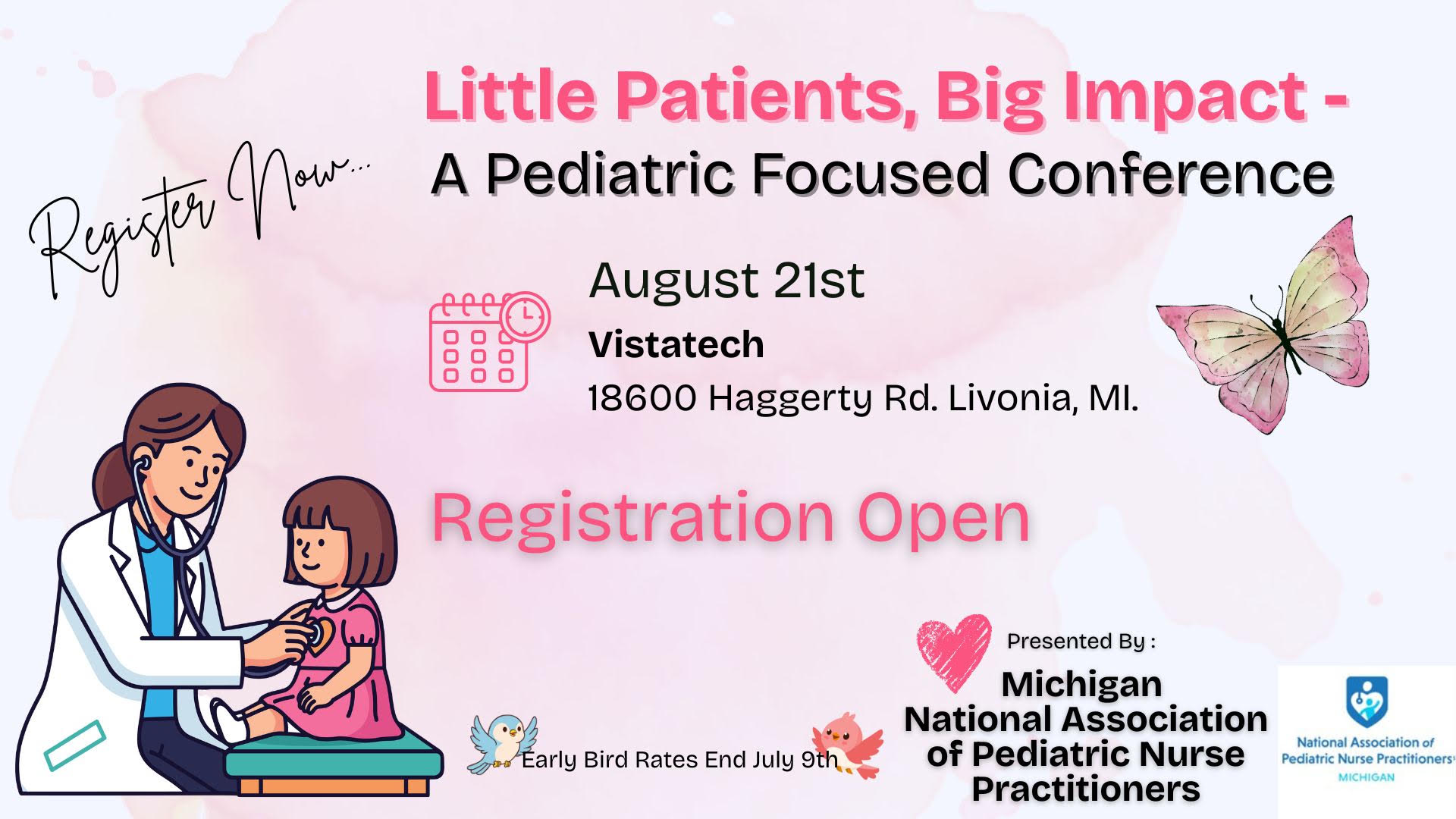 Little Patients, Big Impact pediatric conference announcement