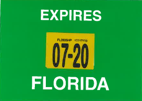 Florida State Watercraft Decal