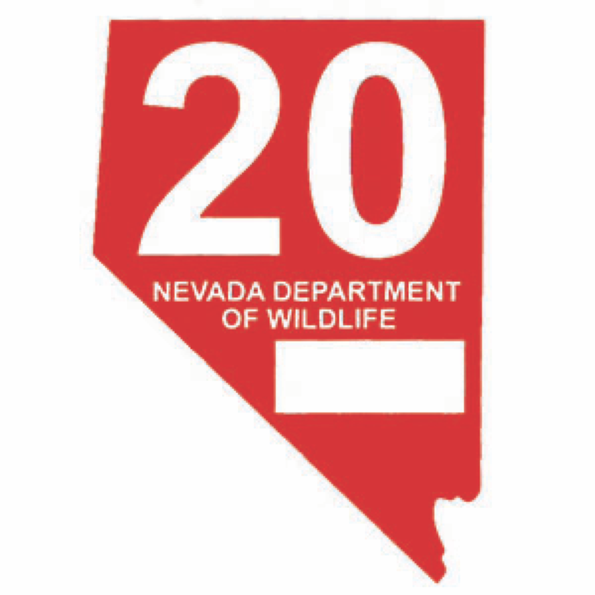 Nevada State Watercraft Decal