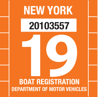 NY Watercraft Decal