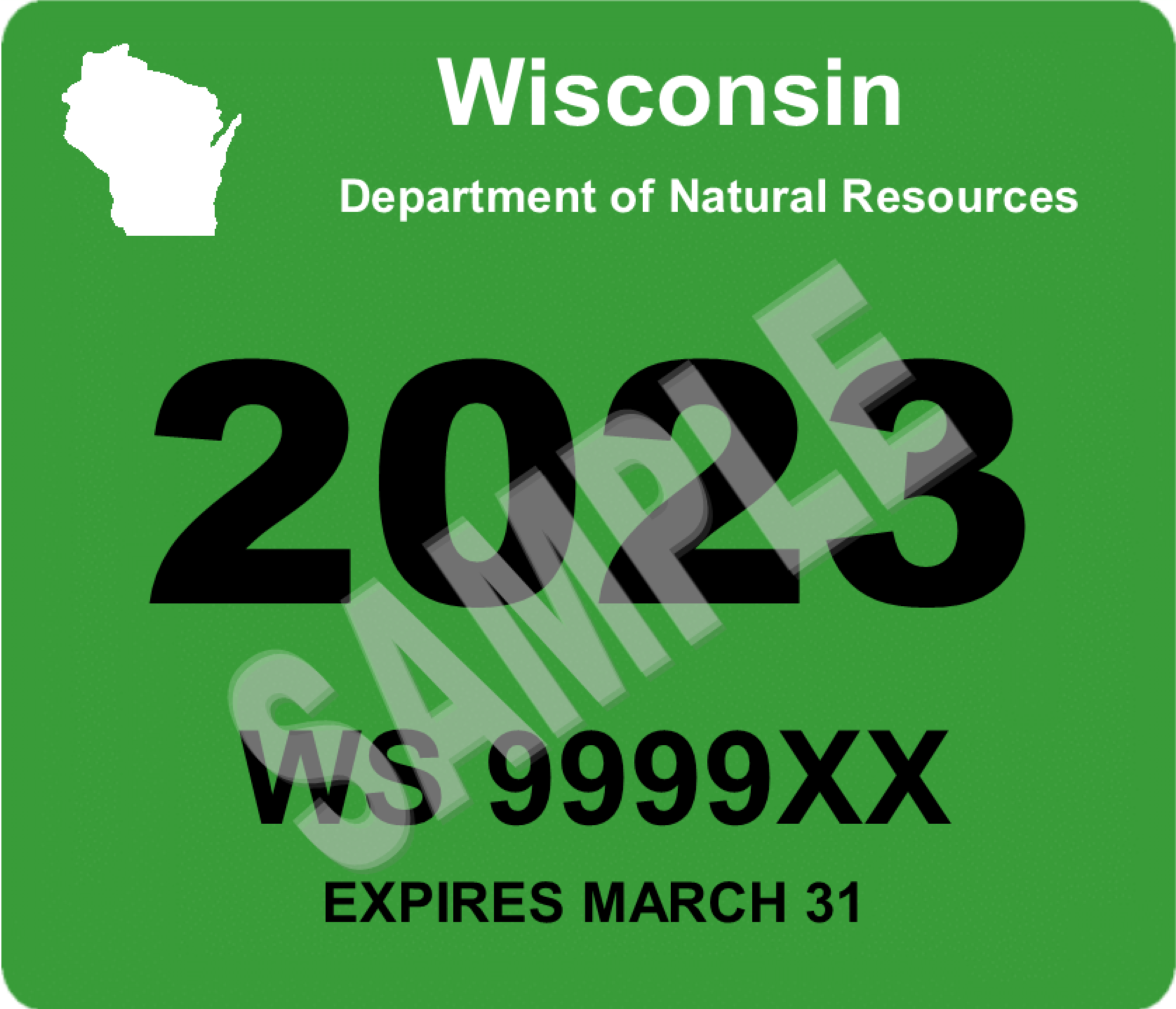 WisconsinState Watercraft Decal