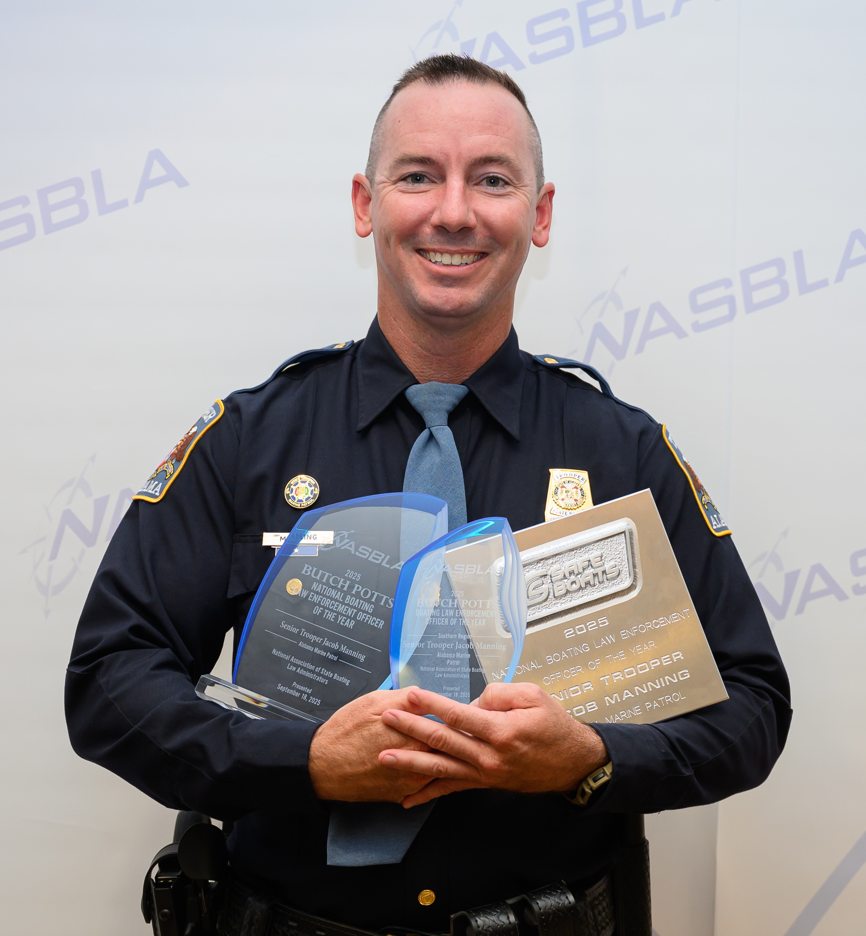 Senior Trooper Jacob Manning, AL - 2025 NASBLA National Officer of the Year