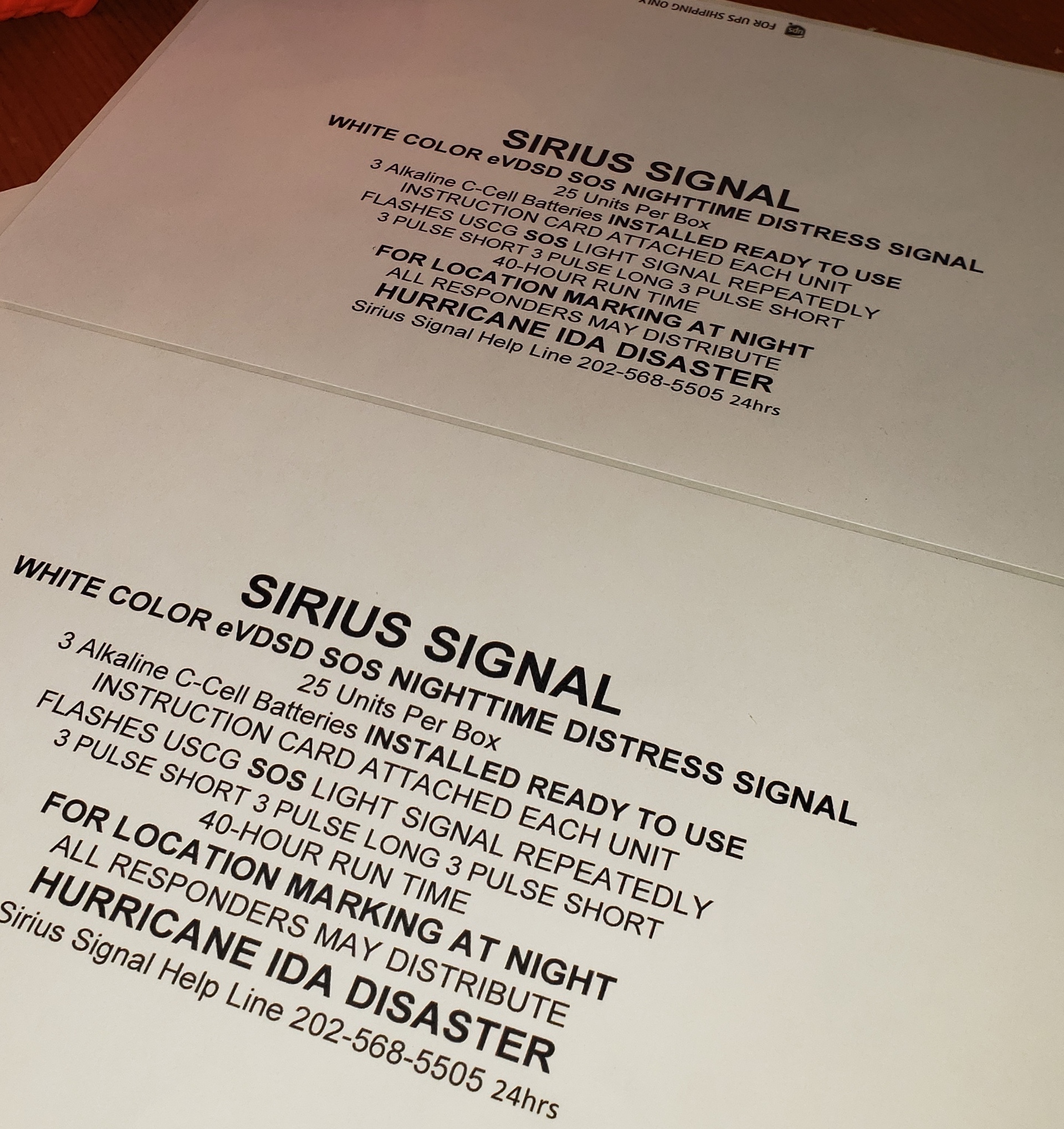 SOS Lights - Sirius Signal