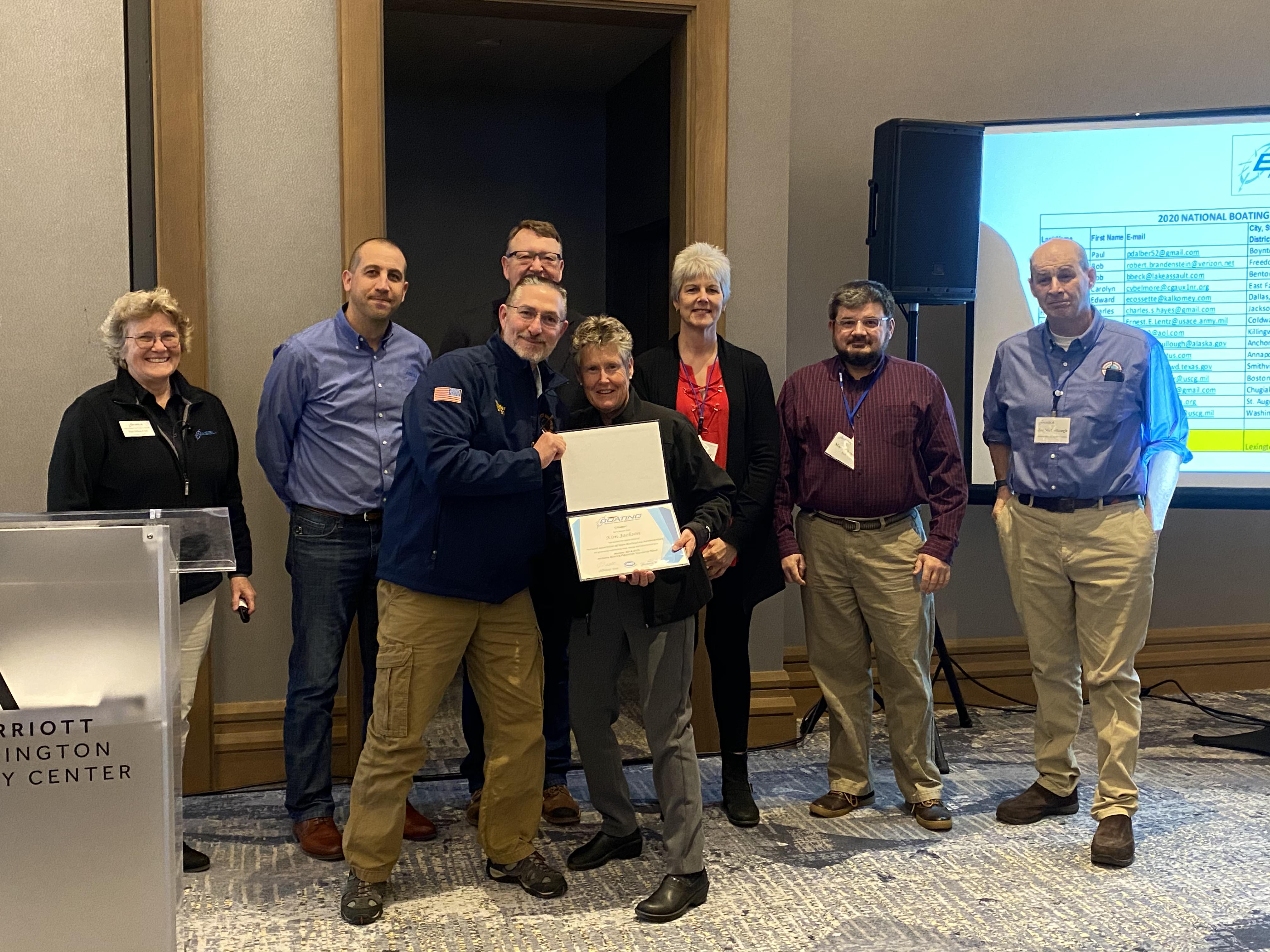 Kim Jackson Recognized at State RBS Workshop