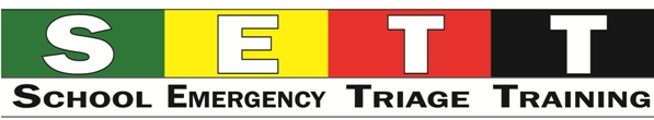 SETT School Emergency Triage Training