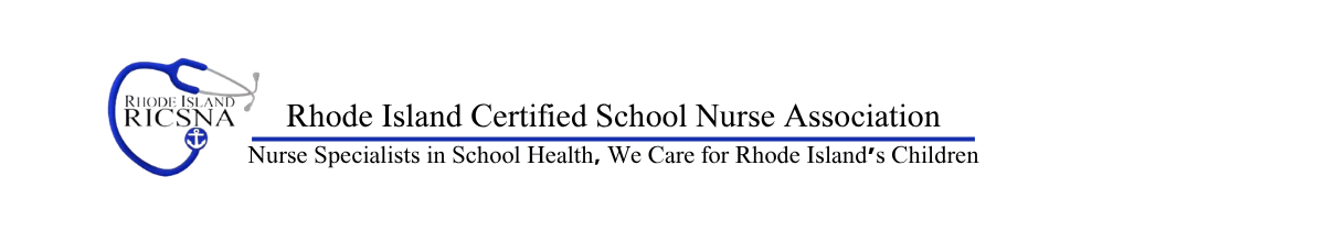 Rhode Island Certified School Nurse Association logo. This will take you to the homepage