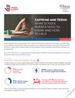 Caffeine and Teens What School Nurses Need to Know and How to Help