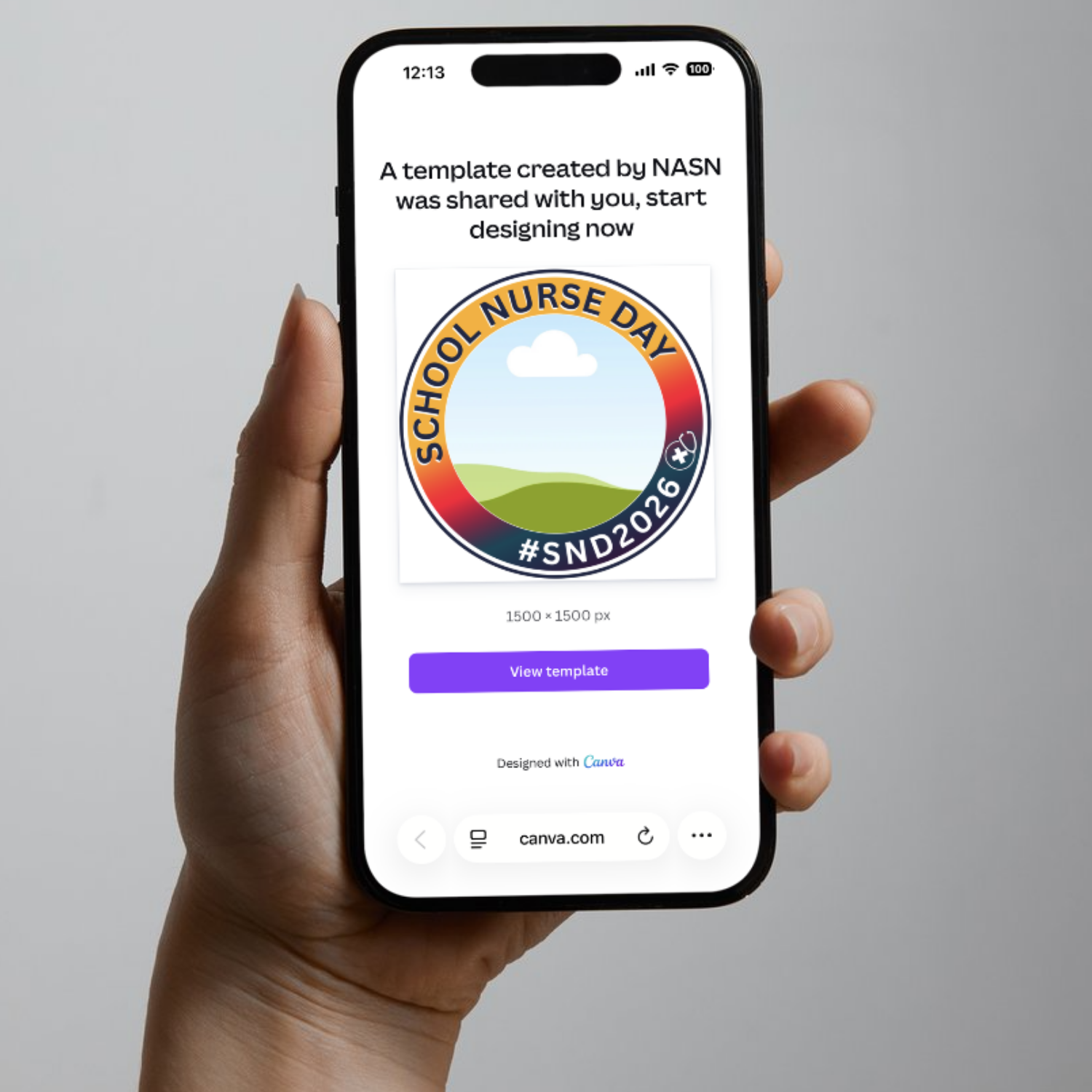 School Nurse Day Social Share Image