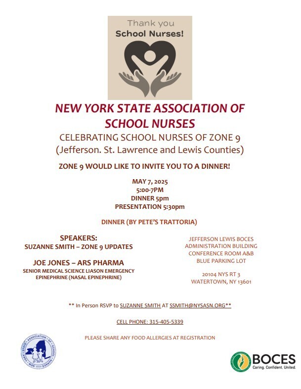 NYSASN Celebrating School Nurses of Zone 9