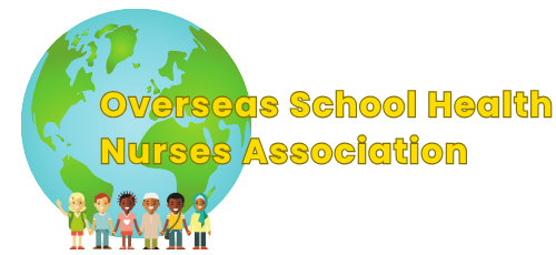Overseas School Health Nurses Association logo. This will take you to the homepage