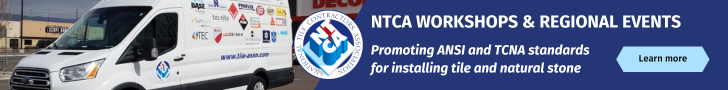 NTCA offers various training and education opportunities to tile installers and other industry professionals.