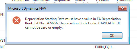 fixed assets depreciation